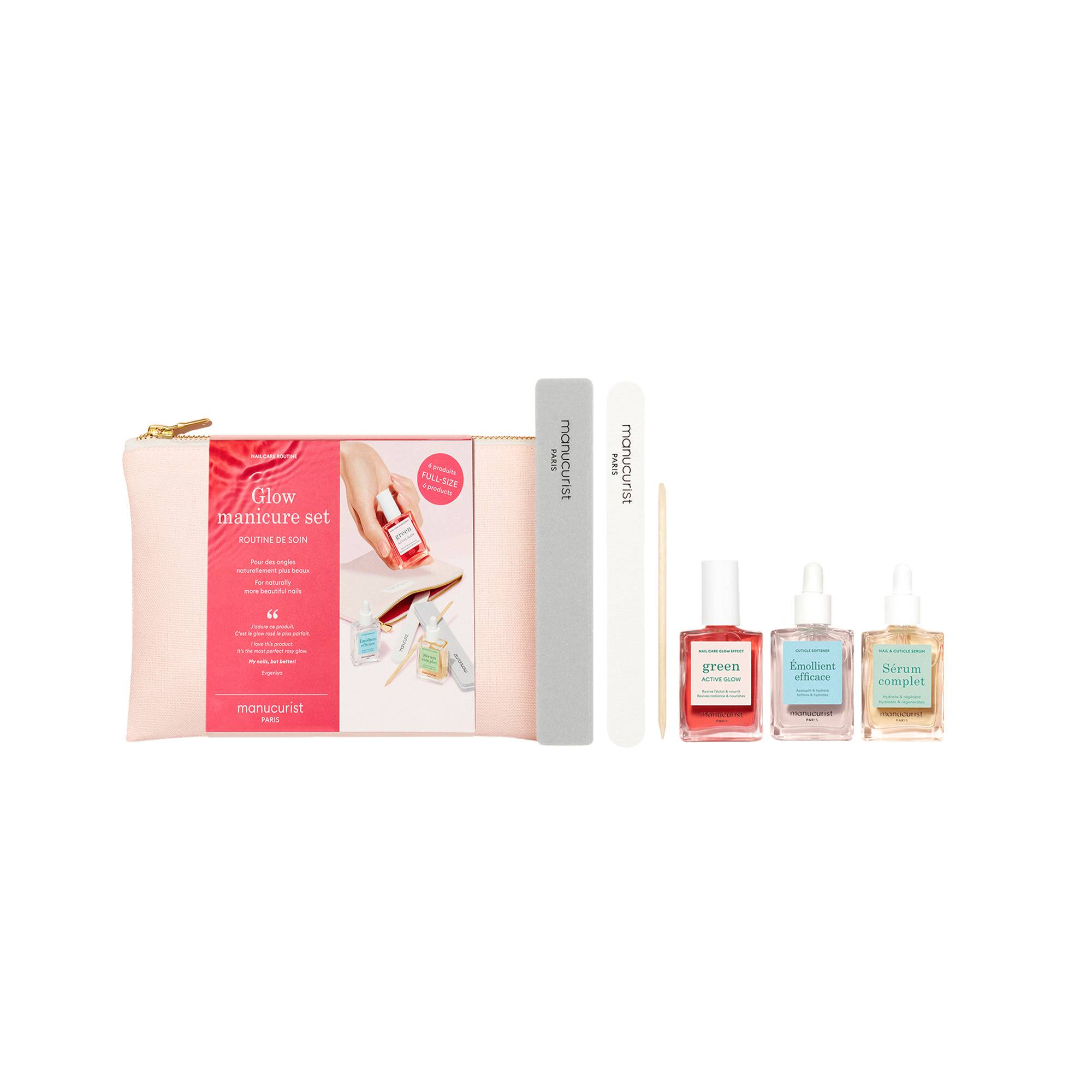 Glow manucure set routine de soin (6 produits) / 15ml
