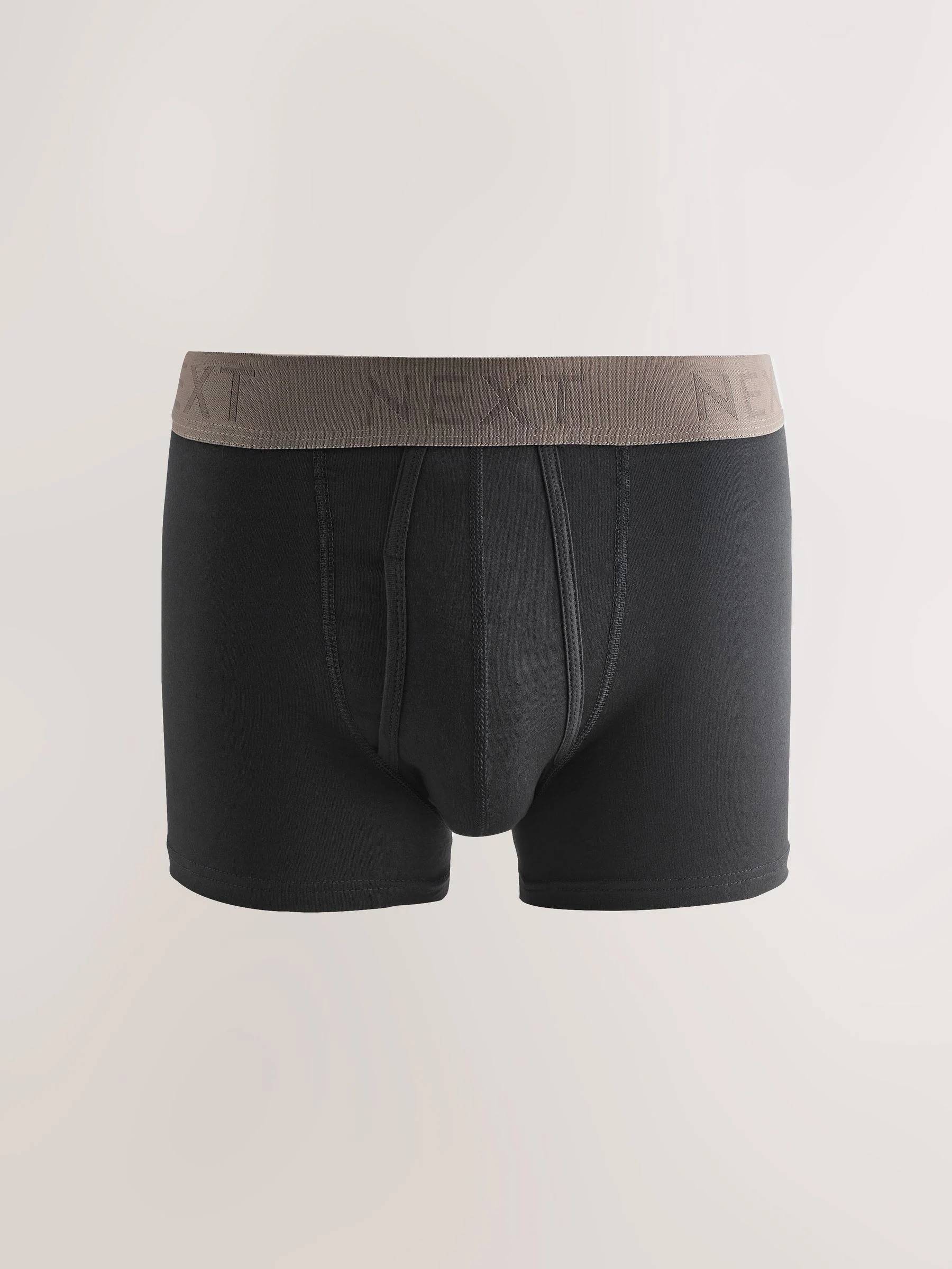 Zwarte neutrale taillebanden - Standaard - 10 Boxershorts zonder plooi