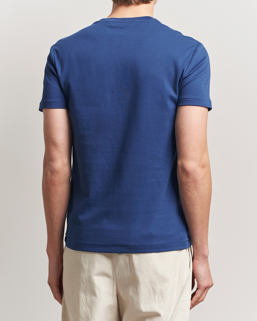 Polo Ralph Lauren Luxury Pima Cotton Crew Neck T-Shirt Annapolis Blue