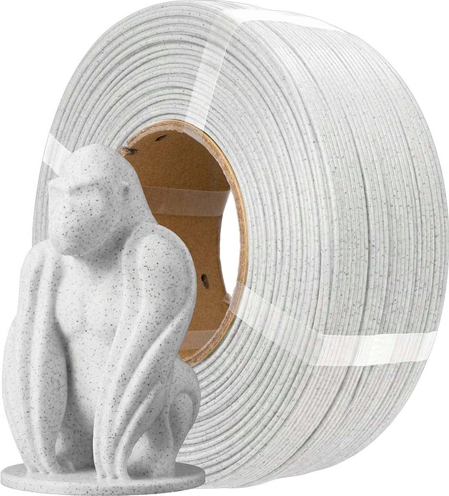 AzureFilm  PLA Refill Marble, 1,75 mm / 1000 g    PLA mit guten mechanischen Eigenschaften, ohne Spule
