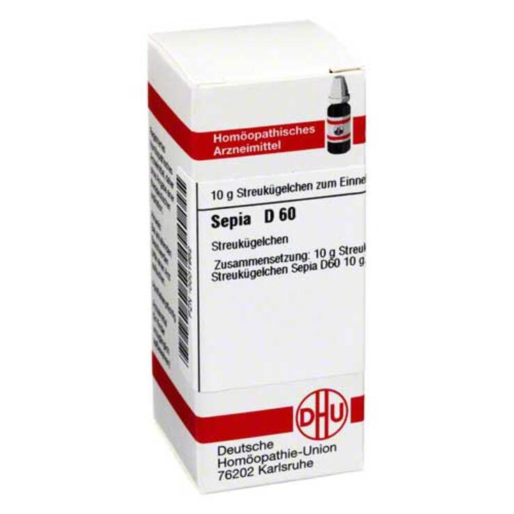 DHU Sepia D 60 Globuli, 10 g