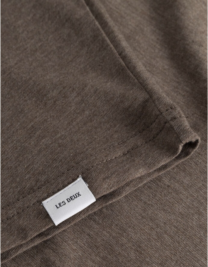 Les Deux Piece 2. 0 T-Shirt Mountain grey melange/posy green-pine green