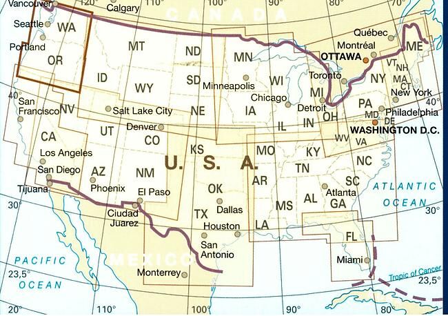 REISE - 1 USA NORD OUEST REISE
