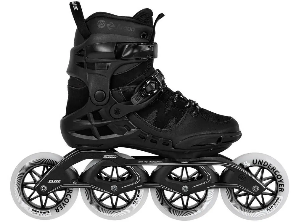 Powerslide Phuzion Argon Road Sort 110 Inliners - Herre Rulleskøjter