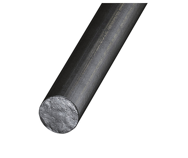 Rond laminé à chaud verni 8 mm, 1 m