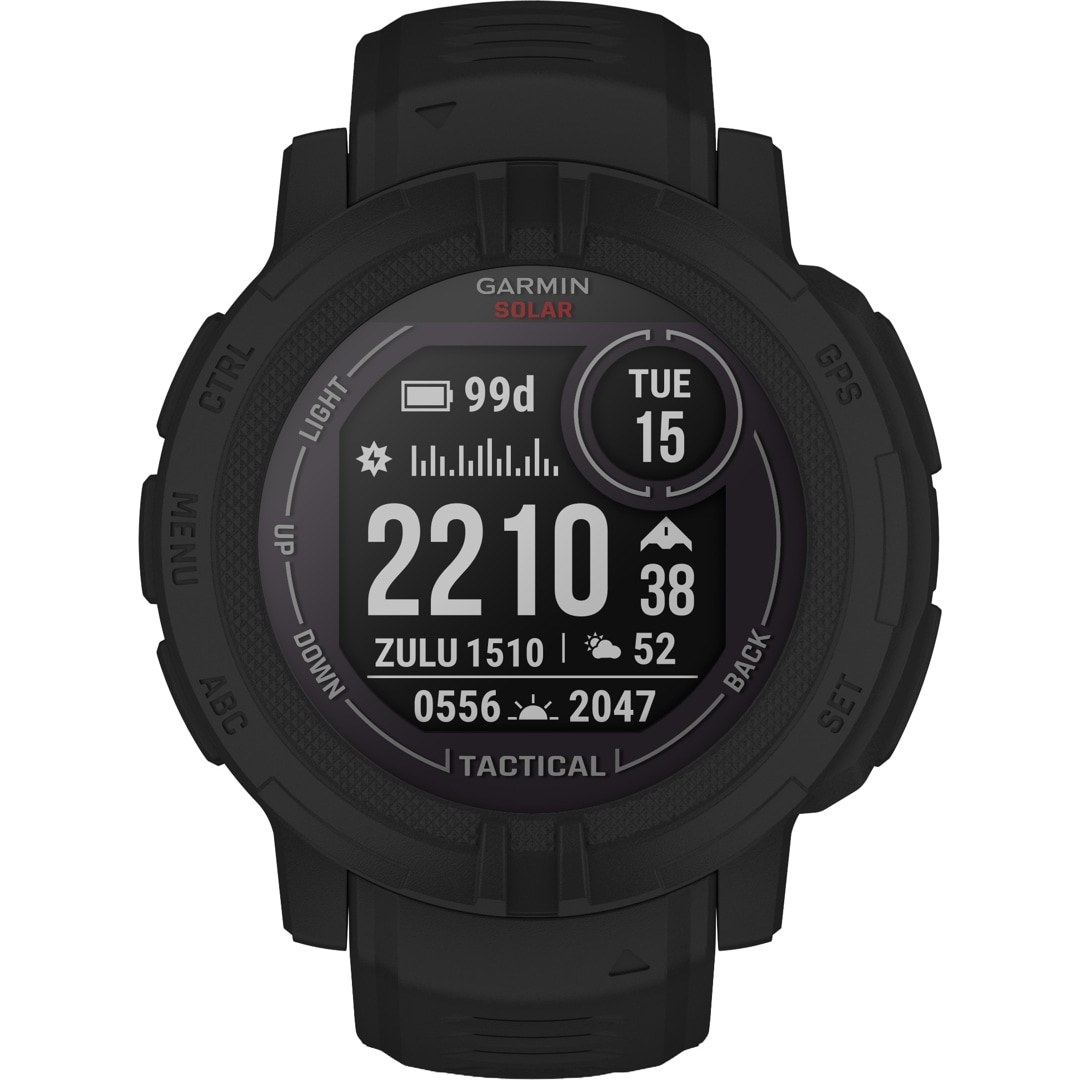 Garmin Instinct 2 Solar Tactical Edition Schwarz