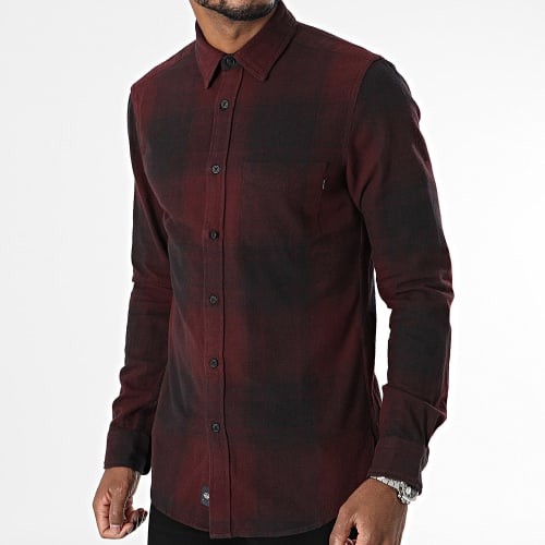 Chemise Manches Longues Slim A1114 Bordeaux