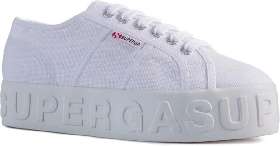 Superga 2790 3d Lettering Lage sneakers Wit