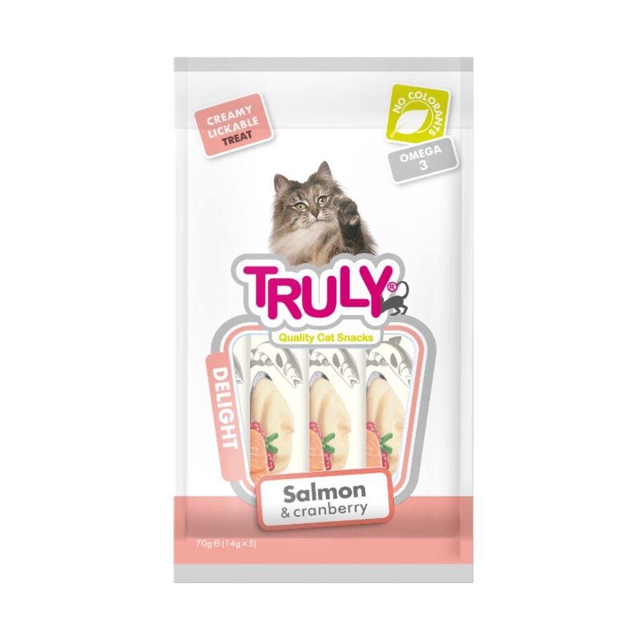 CREME DE SALMÃO E ARANDANO TRULY GATO 70G