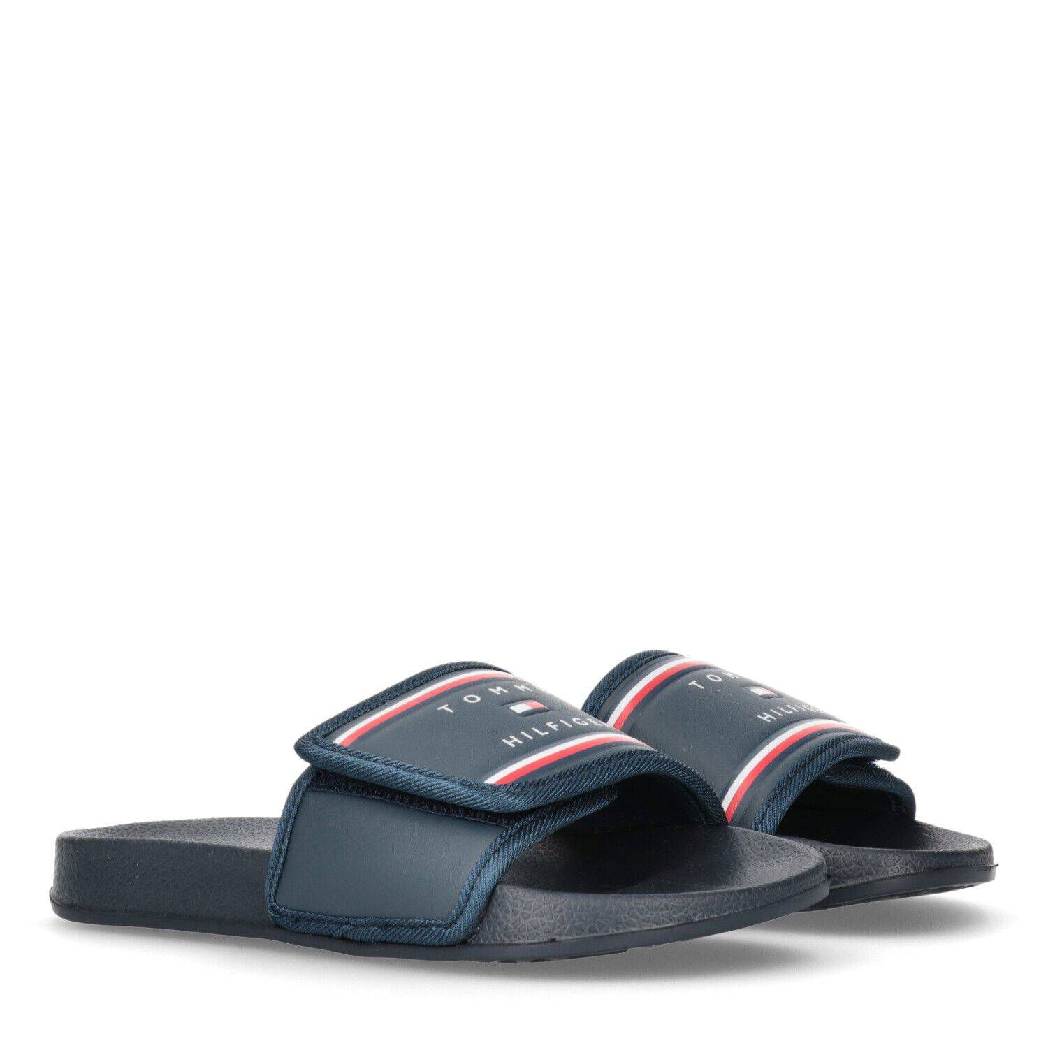 Tommy Hilfiger| Kinder Badelatschen MAXI VELCRO POOL SLIDE