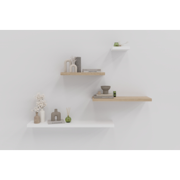 Duraline wandplank XL4 eik fineer 80x23,5 cm 38 mm