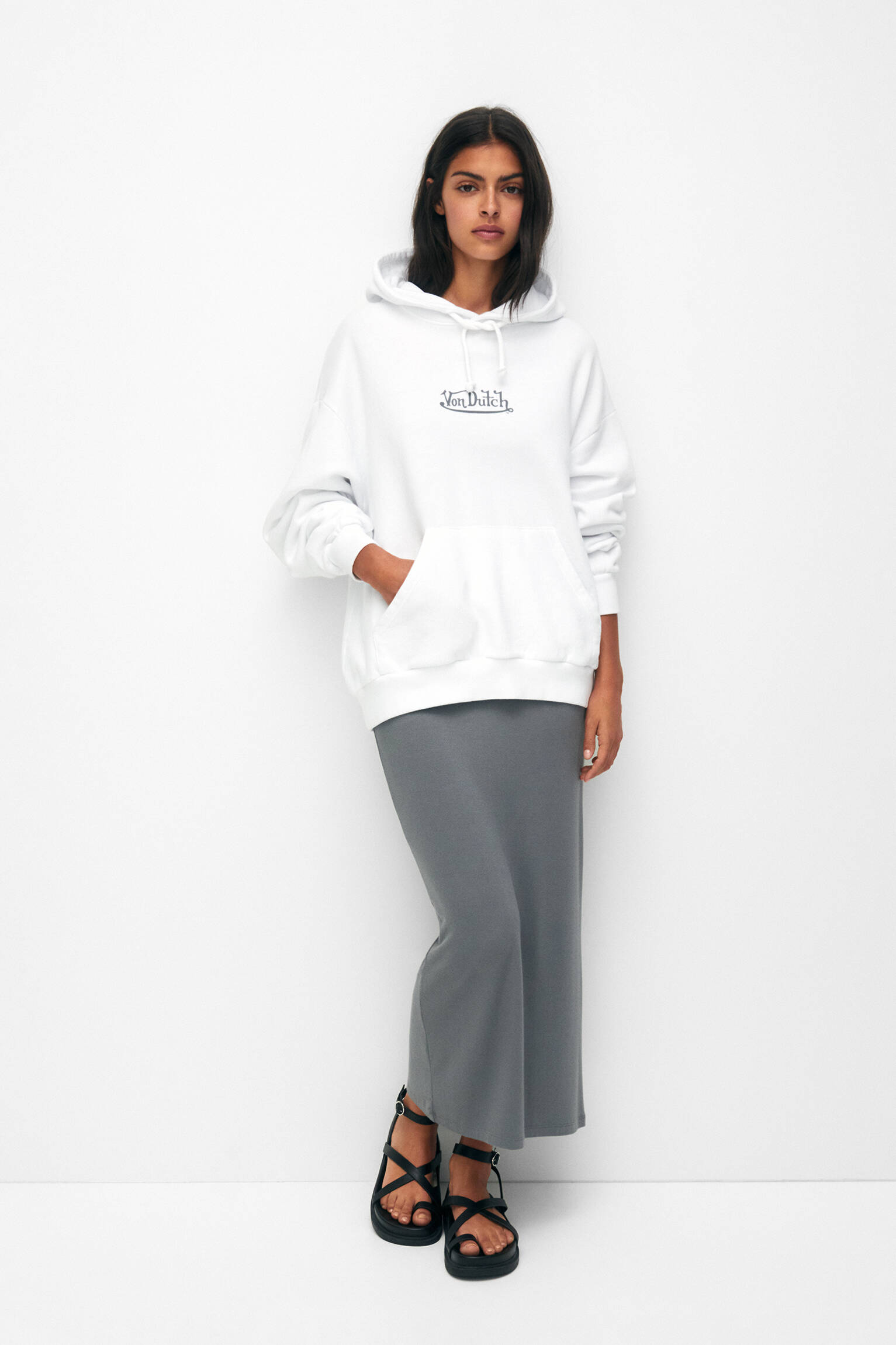 MOLETOM OVERSIZE VON DUTCH - BRANCO