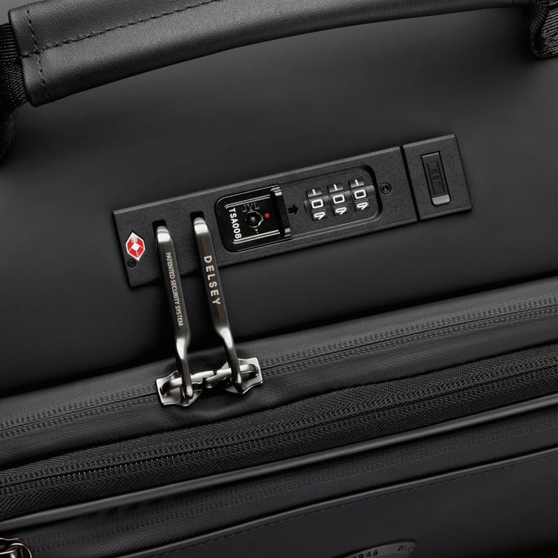 Valise cabine souple Turenne Soft Extensible 56 cm Noir