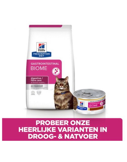 Hill's Prescription Diet Gastrointestinal Biome Digestive+ Fibre Care Zak Kip - Kattenvoer