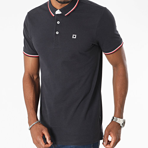 Polo Manches Courtes Fletcher Bleu Marine
