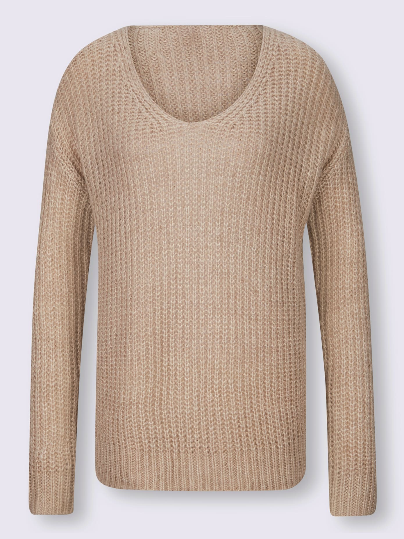 Pull encolure en v flatteuse