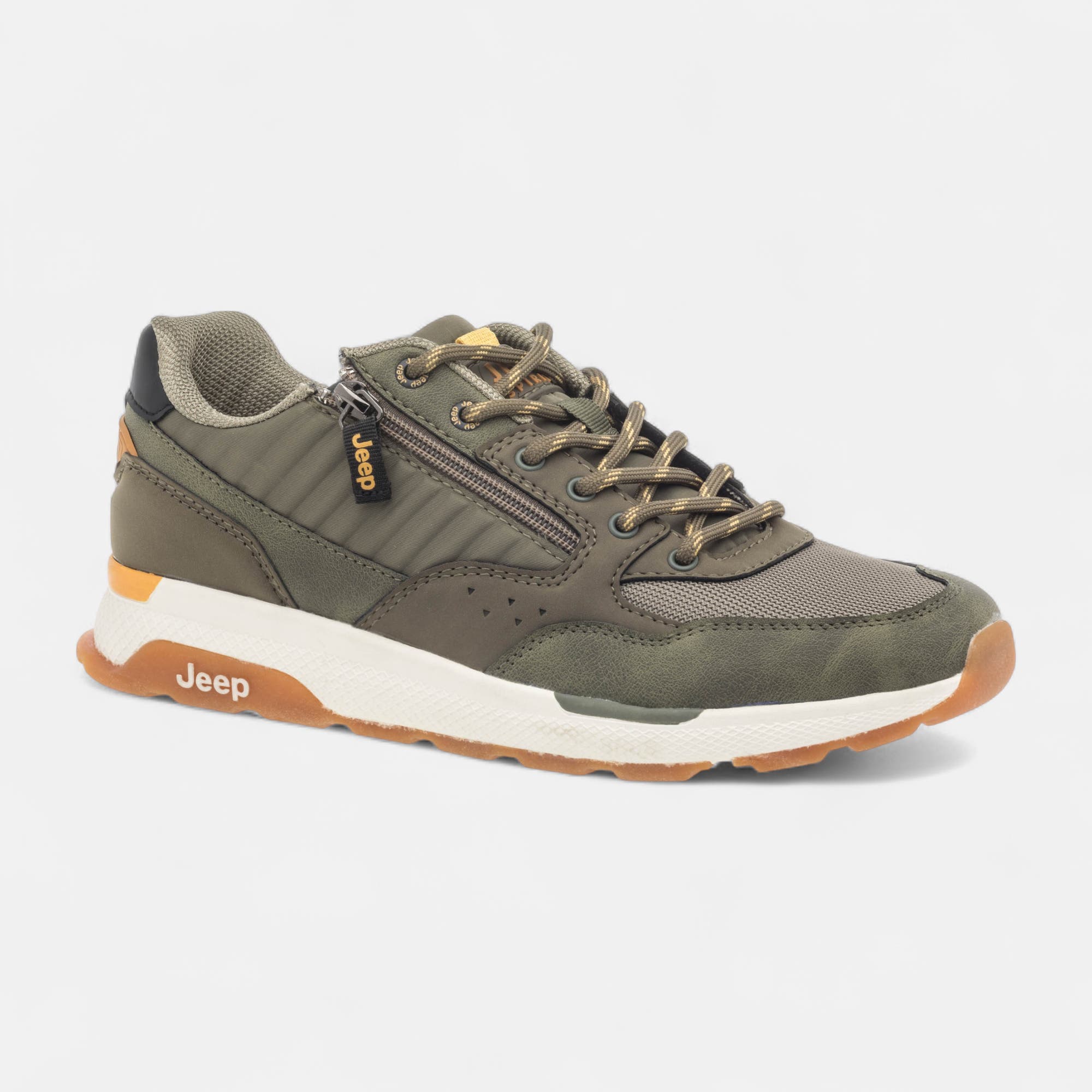 Baskets basses Homme kaki