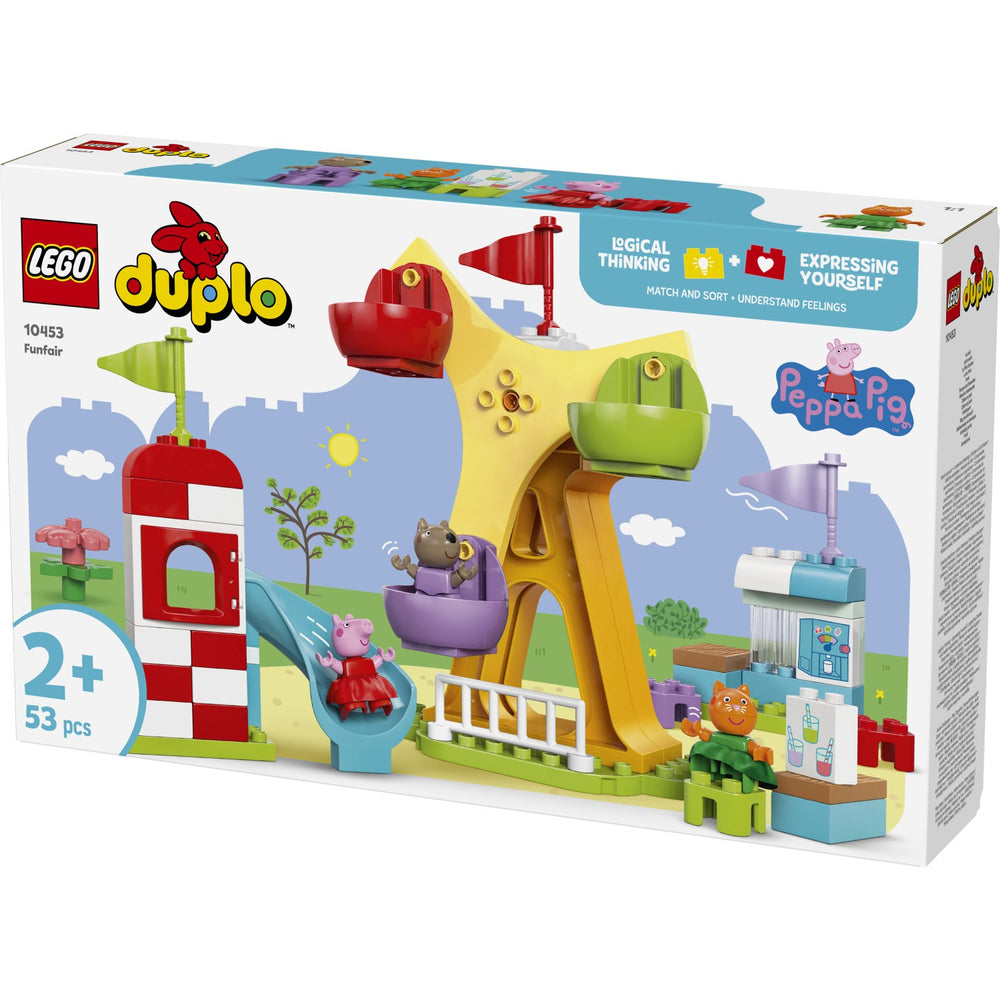 Køb LEGO® DUPLO Peppa Pig - Forlystelsespark 10453