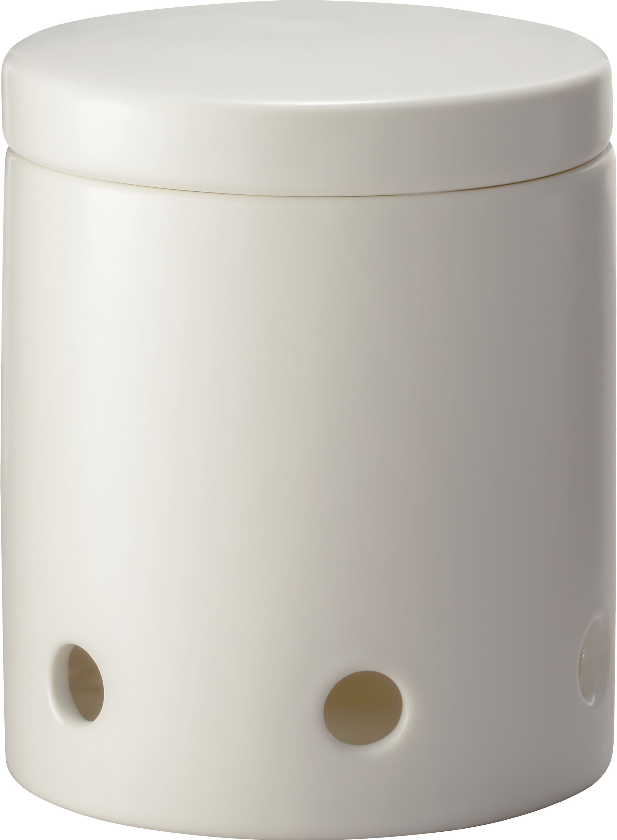 NEVIA Knoblauchtopf - Weiss / H: 12.0 cm