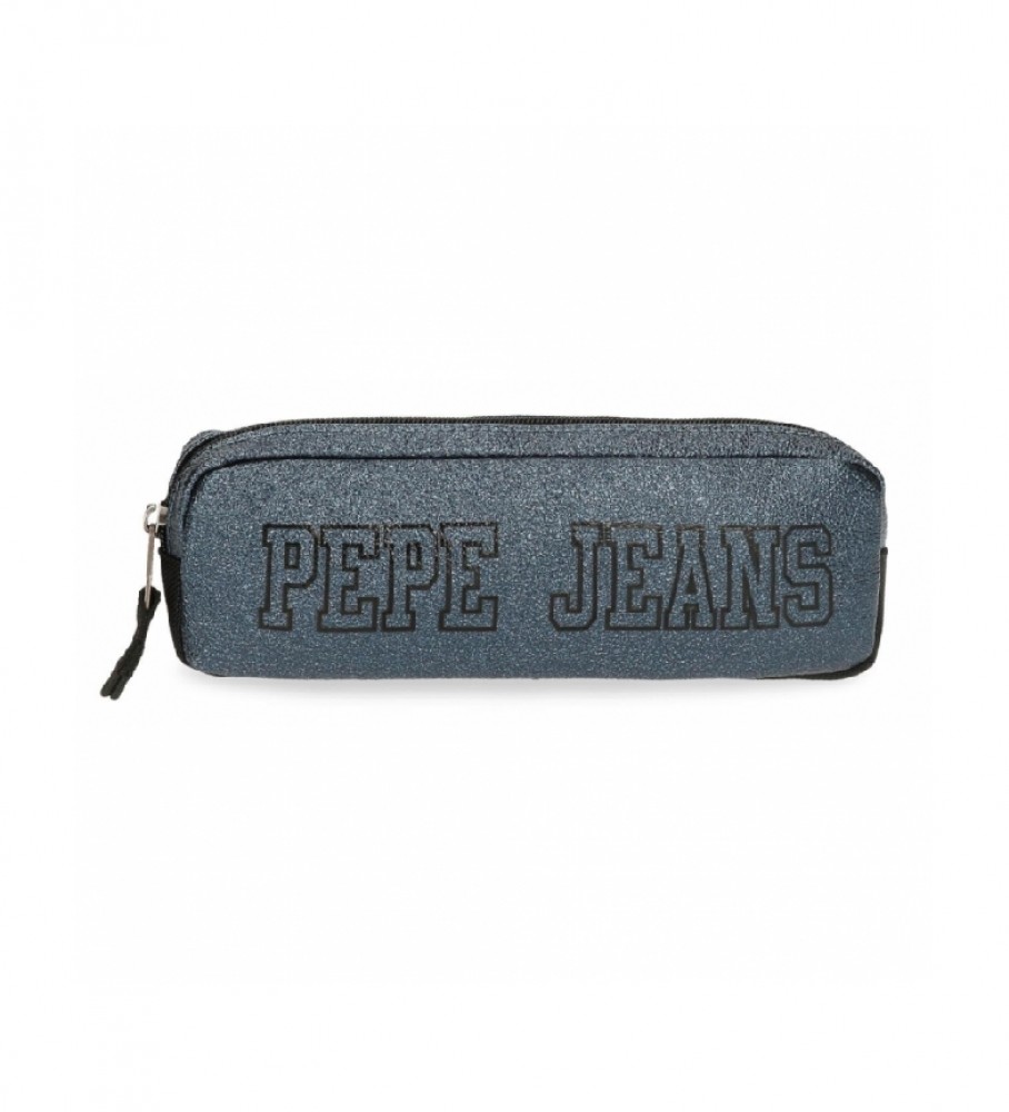 Estojo para lápis de química Pepe Jeans - 22x7x3cm - Azul