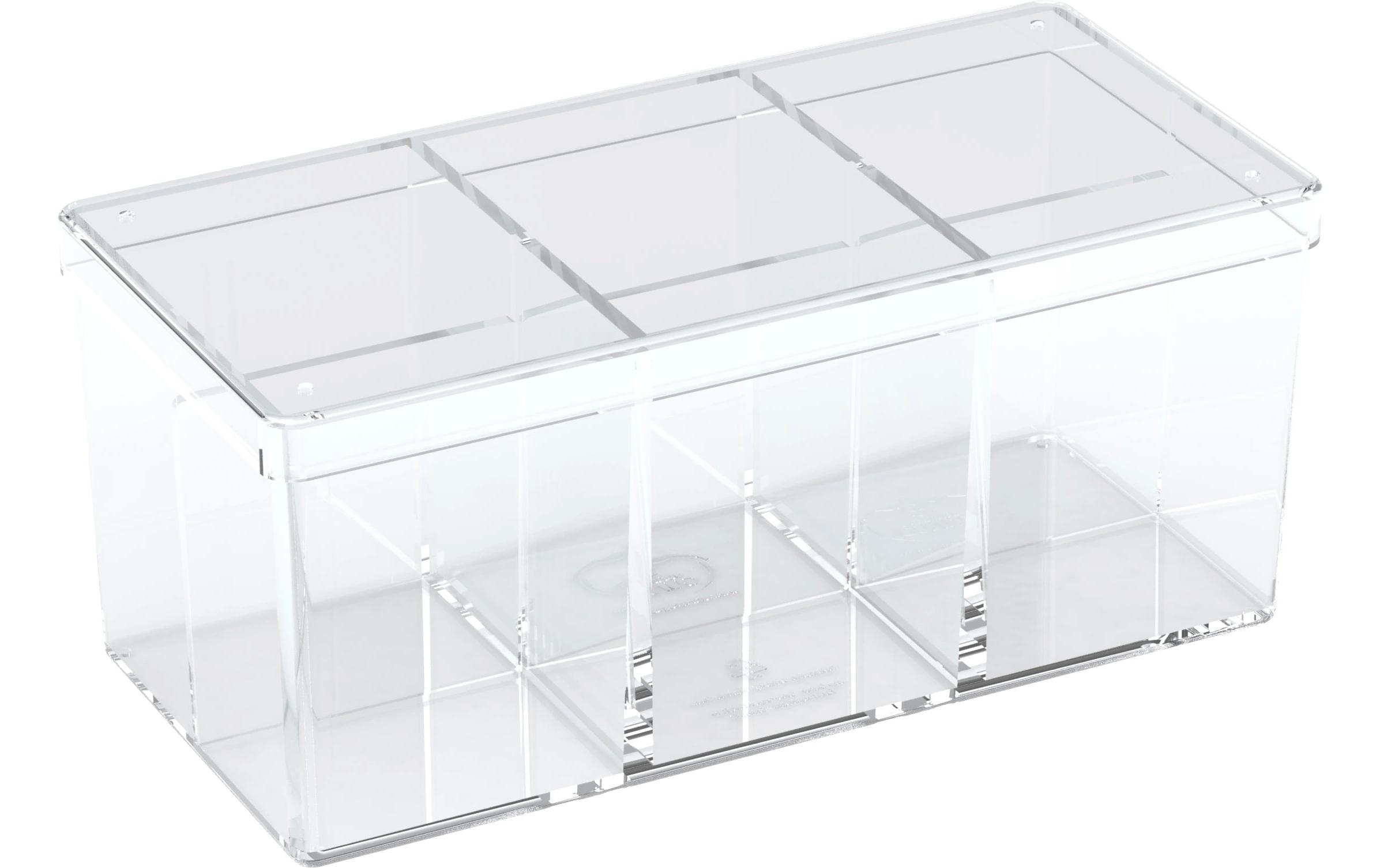 Kartenbox Stack 'n' Safe Card Box 480 TransparentHochwertige Box für Sammelkarten in Standardgrösse
