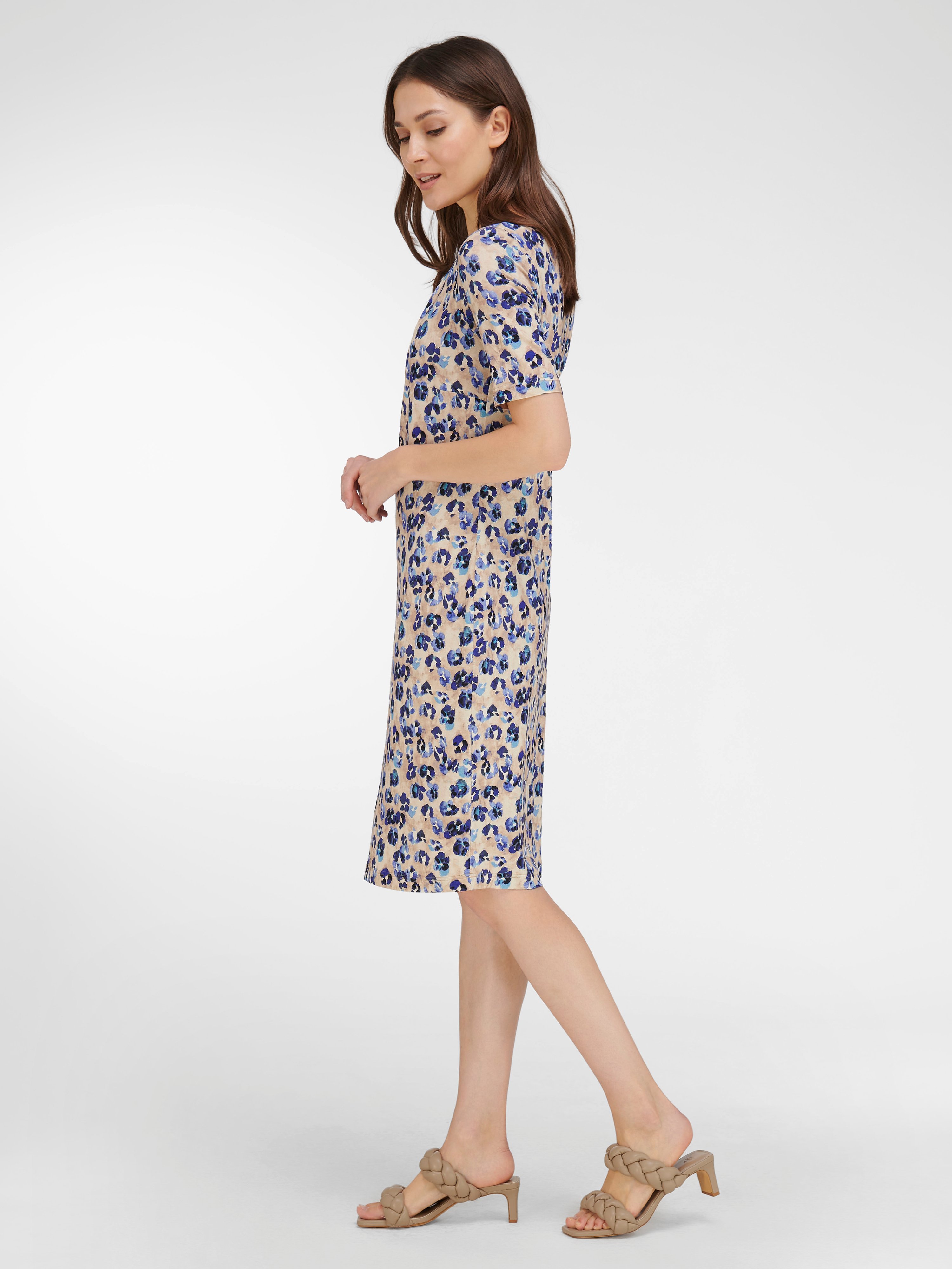 Jersey-Kleid mit 1/2-Arm