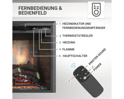Elektrische haard Balderia Calida 26