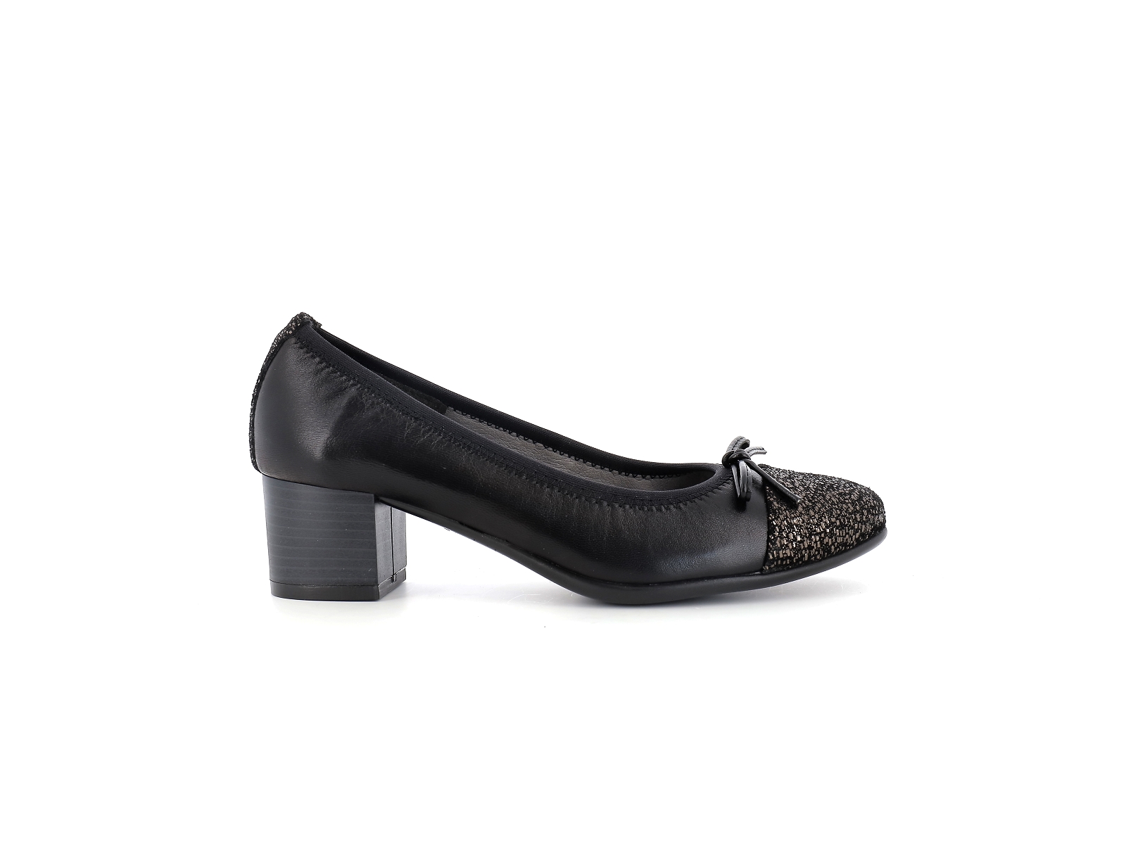 Cavargna shoes-TAYLOR Cuir Noir Or