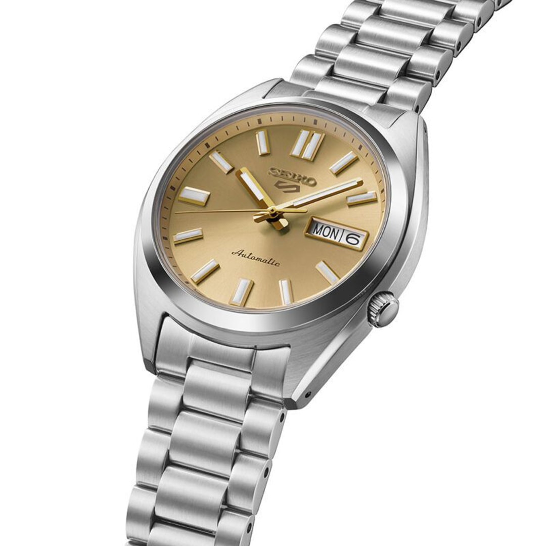 Seiko 5 Sports SNXS Automatic 37 Gold