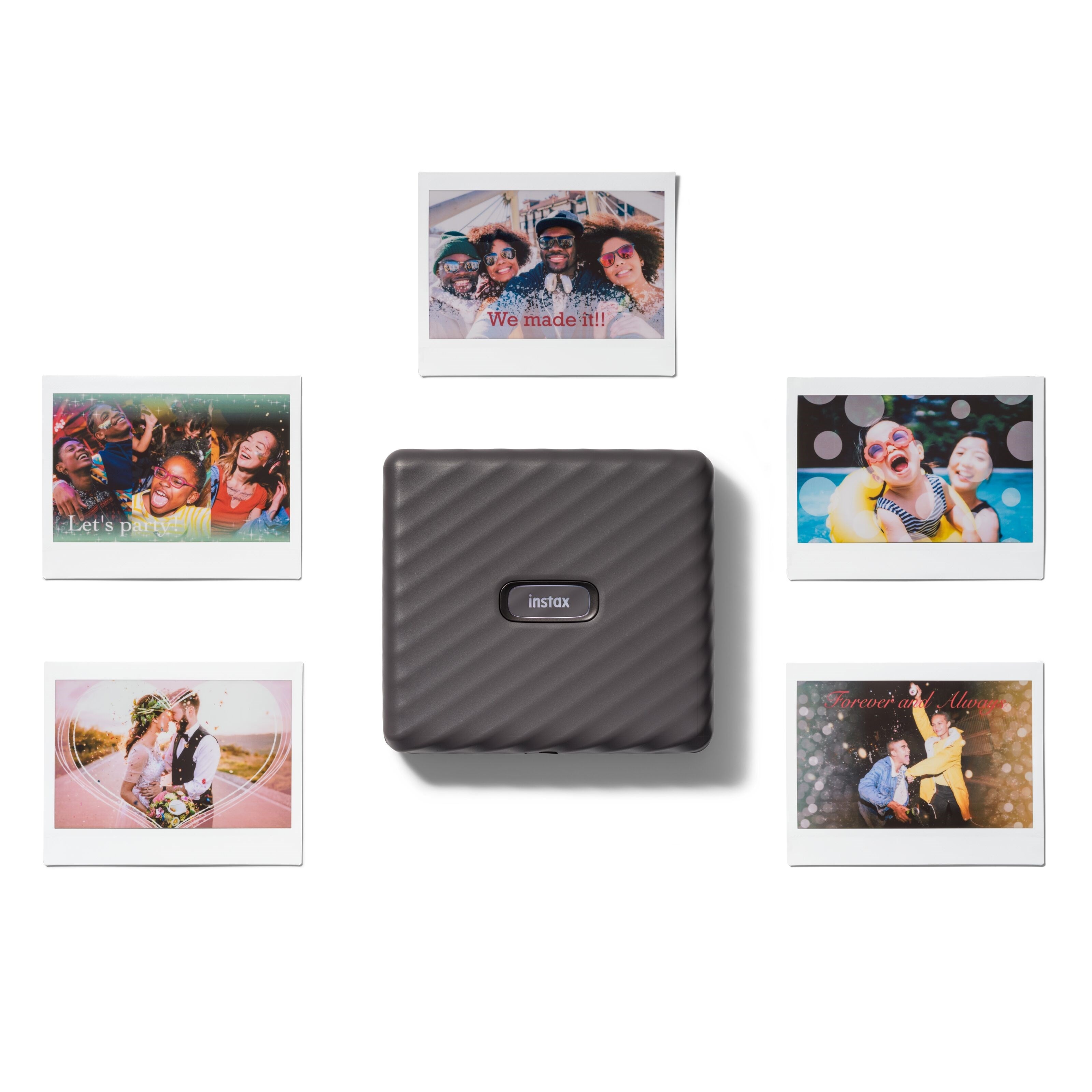 Fujifilm instax Link WIDE grå inkludert 10-pk. film