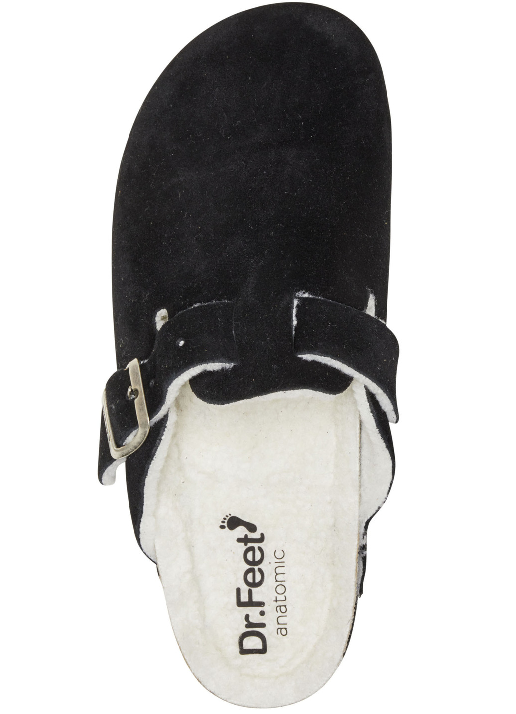 Pantoffel aus weichem Veloursleder