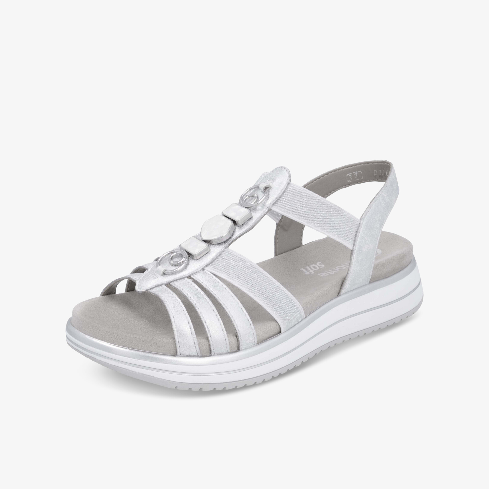 remonte Damen Sandalen silber