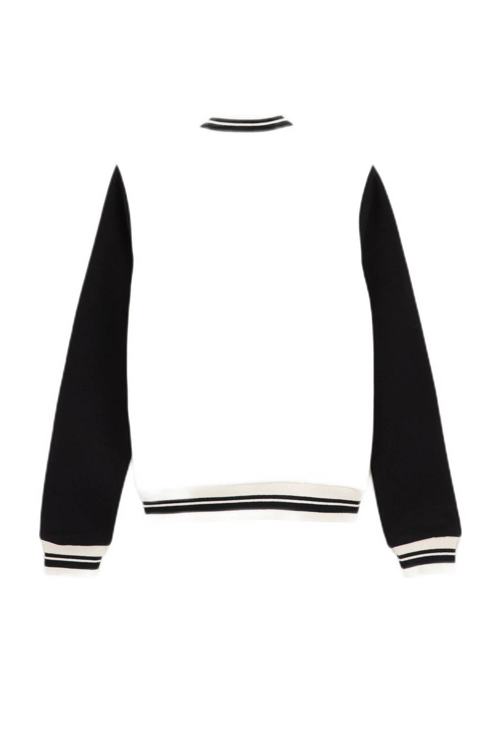 WE Fashion bomberjack zomer beige/donkerblauw