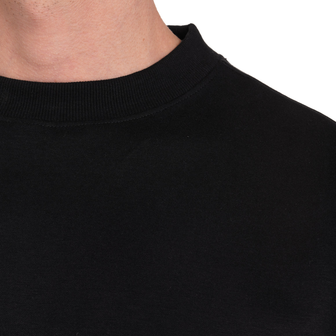 Jonas Nielsen Herren T-Shirt aus Sweat schwarz