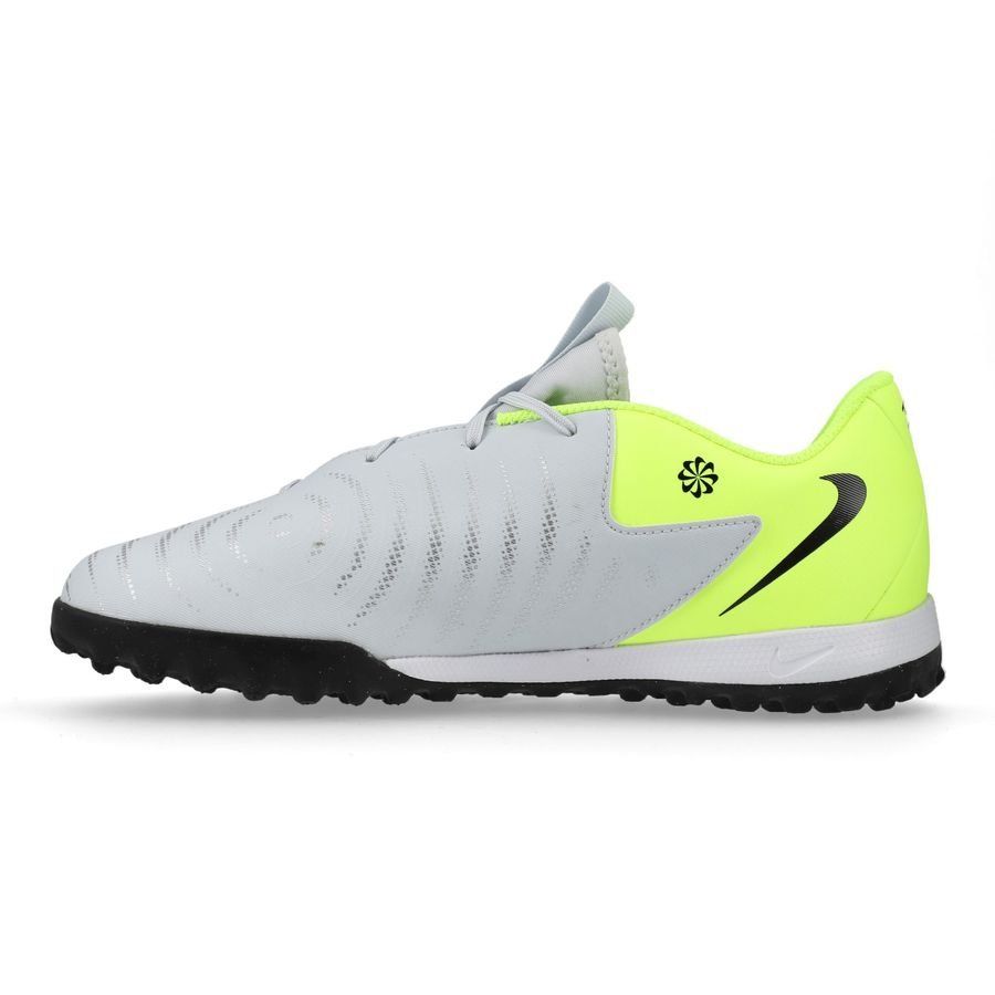 Nike Phantom GX II Academy TF Mad Voltage - Argenté/Noir/Jaune Fluo Enfant