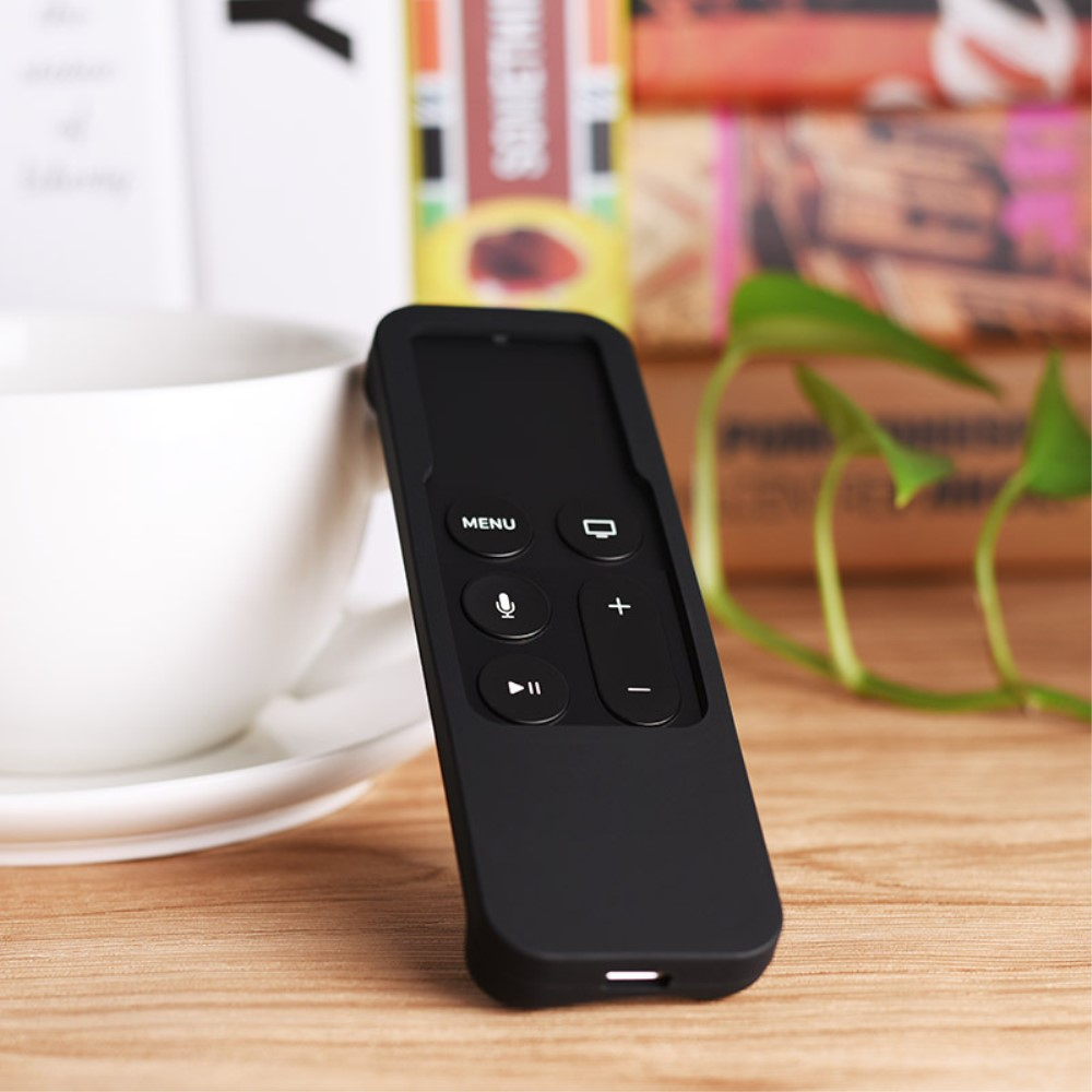 Apple TV 4K (1. Gen.) / Apple TV HD (4. Gen.) Fernbedienung Schutzhülle Silikon Case - Schwarz