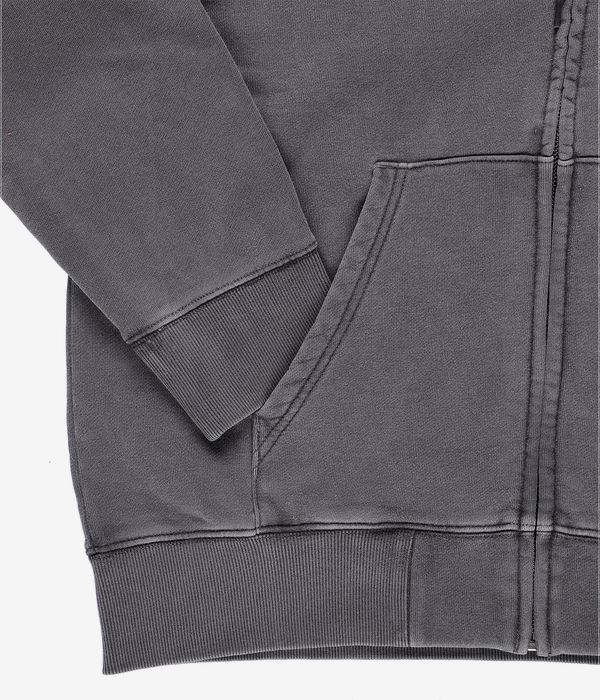 Carhartt WIP Duster Script Zip-Hoodie (black garment dyed)
