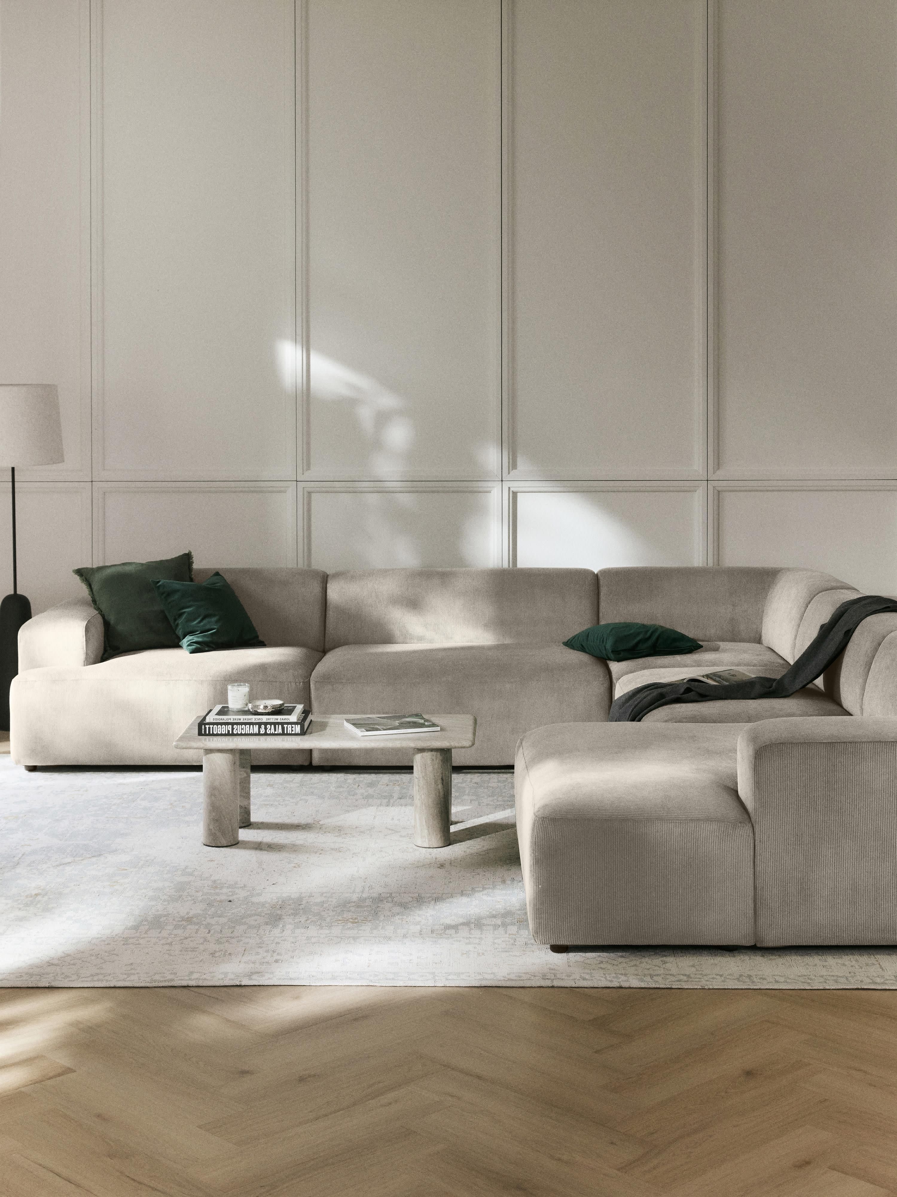 Corduroy hoekbank Melva