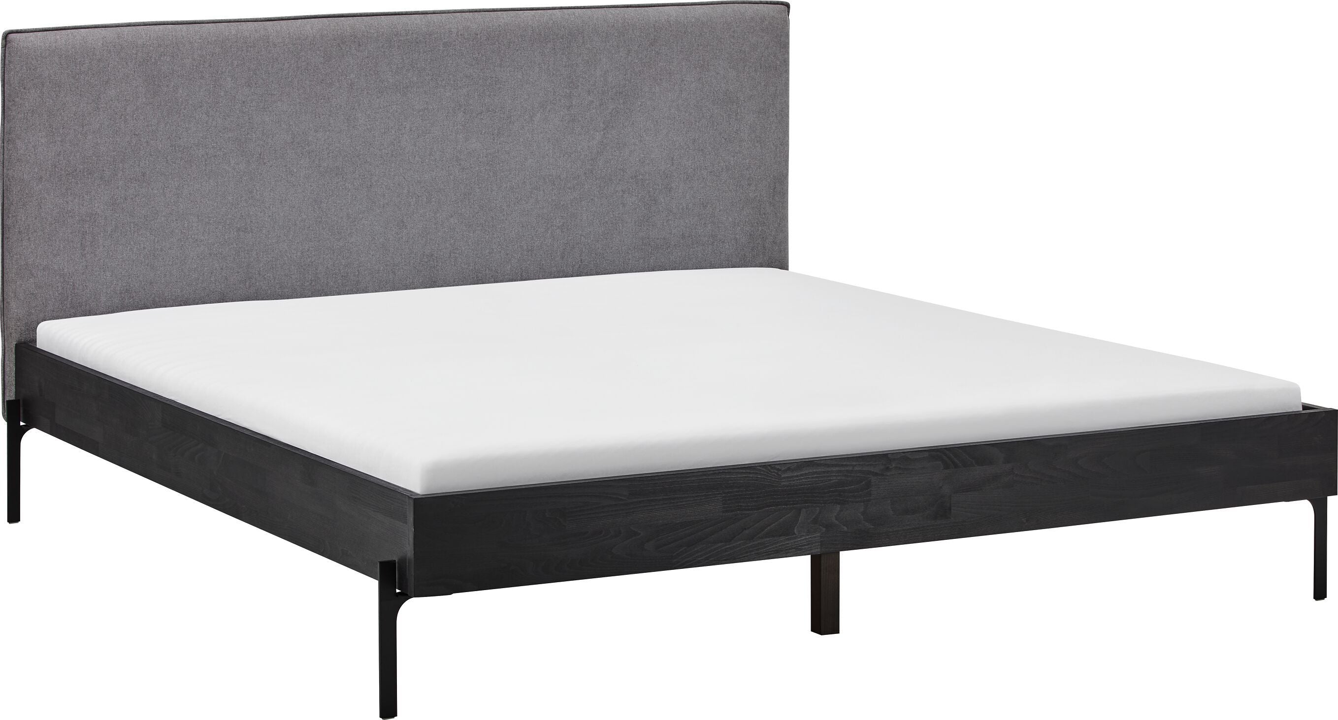 CARA Bett - Buche schwarz / B: 160.0 cm x T: 200.0 cm