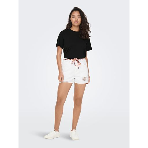 JDY Pisa Kortærmet T-shirt, Black, L