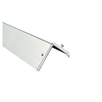 Hoekprofiel aluminium brut 20x20x1x1000mm