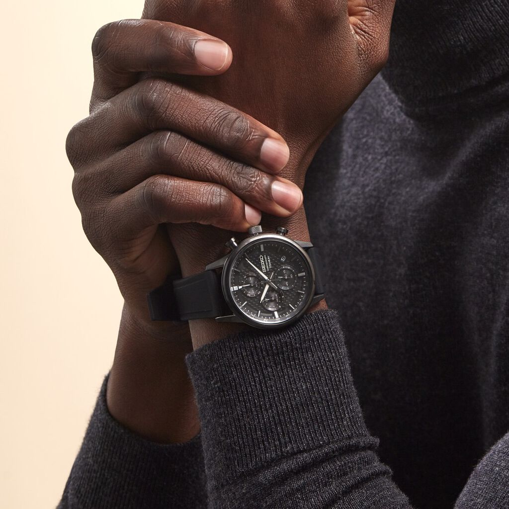 Montre Seiko Sport Titane Noir