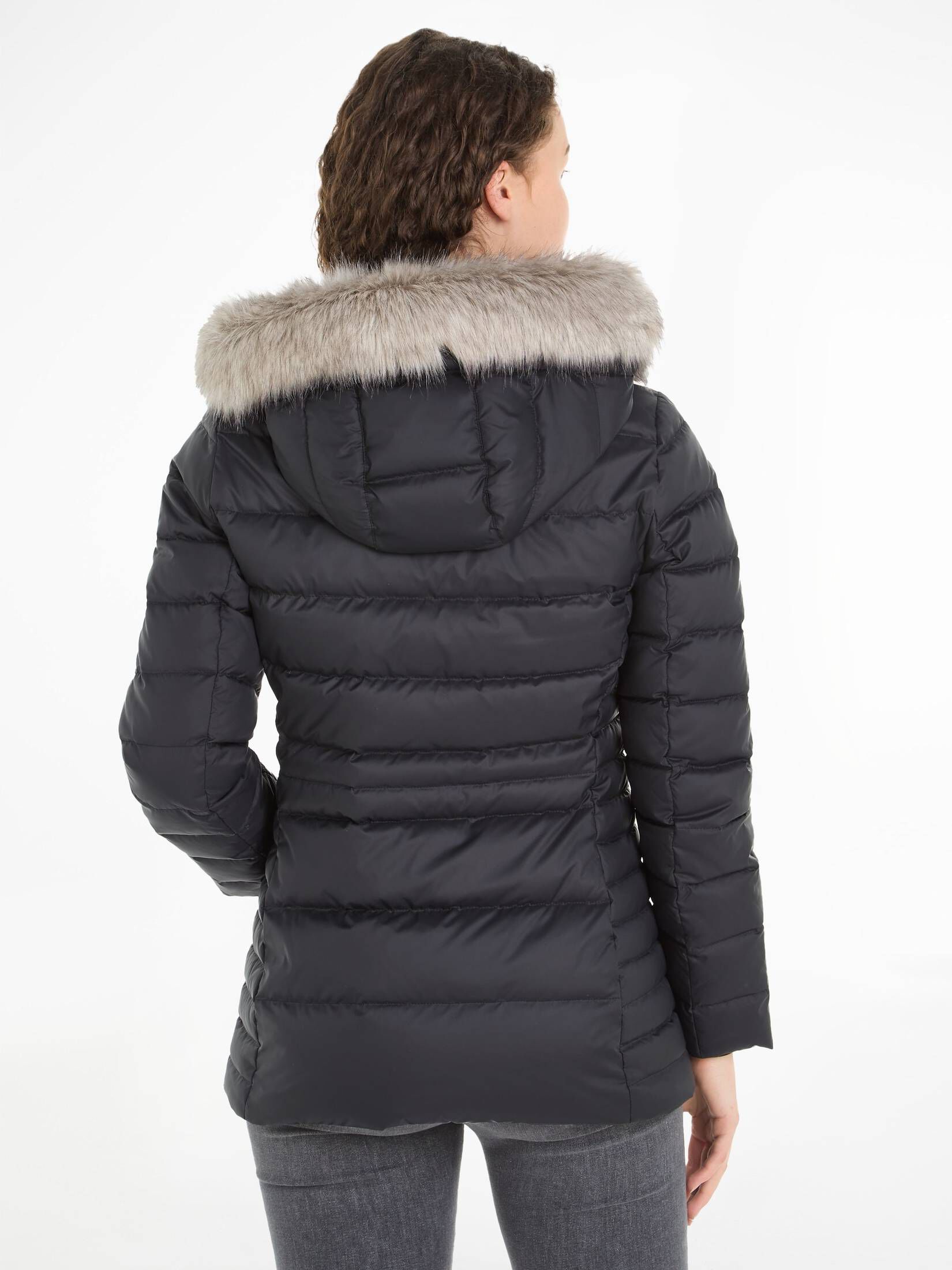 Tommy Hilfiger| Damen Daunenjacke mit Kapuze TYRA DOWN JACKET WITH FUR
