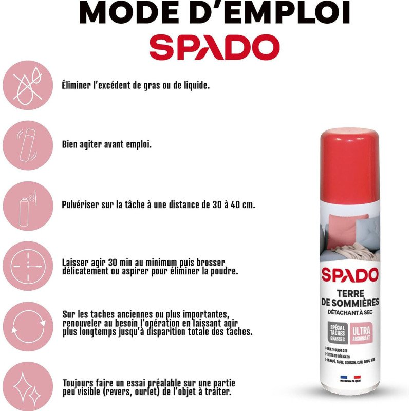 Terre de sommières détachant à sec 75 ml