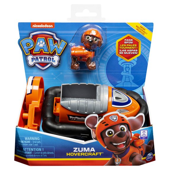 Véhicule + Figurine Zuma La Pat' Patrouille