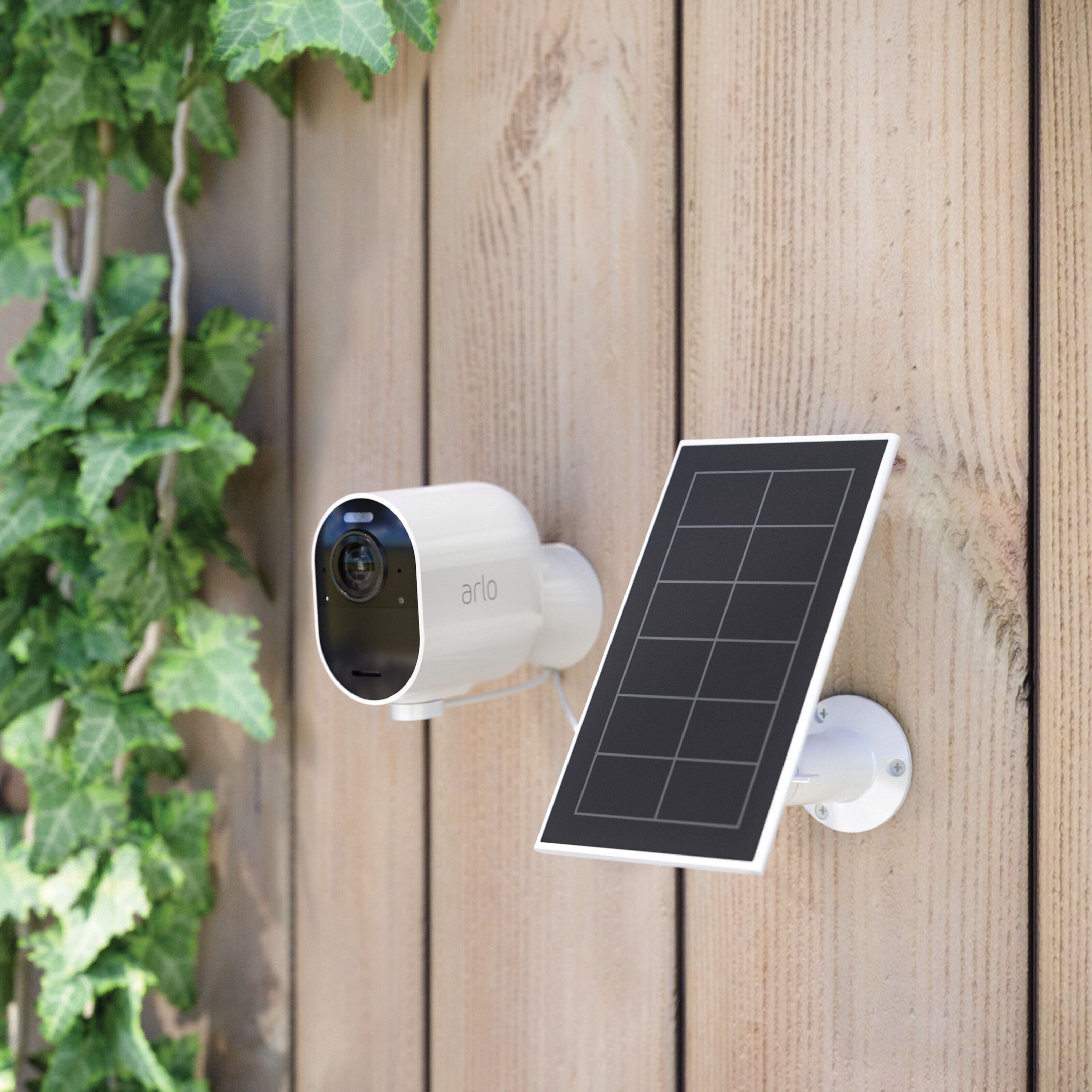 Arlo Solpanel for overvåkingskamera Hvit