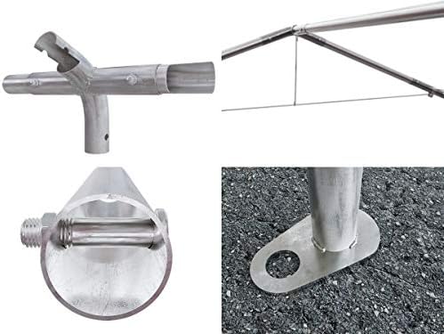 Partyzelt 3x4m wasserdicht grau Zelt 560g/m² PVC Plane Hochwertigeszelt Gartenzelt Summer SD - Faltpavillon, Gartenpavillon, Pavillon, Lagerzelt, Gartenhaus, Zeltgarage, Garagenzelt - Partyzelt