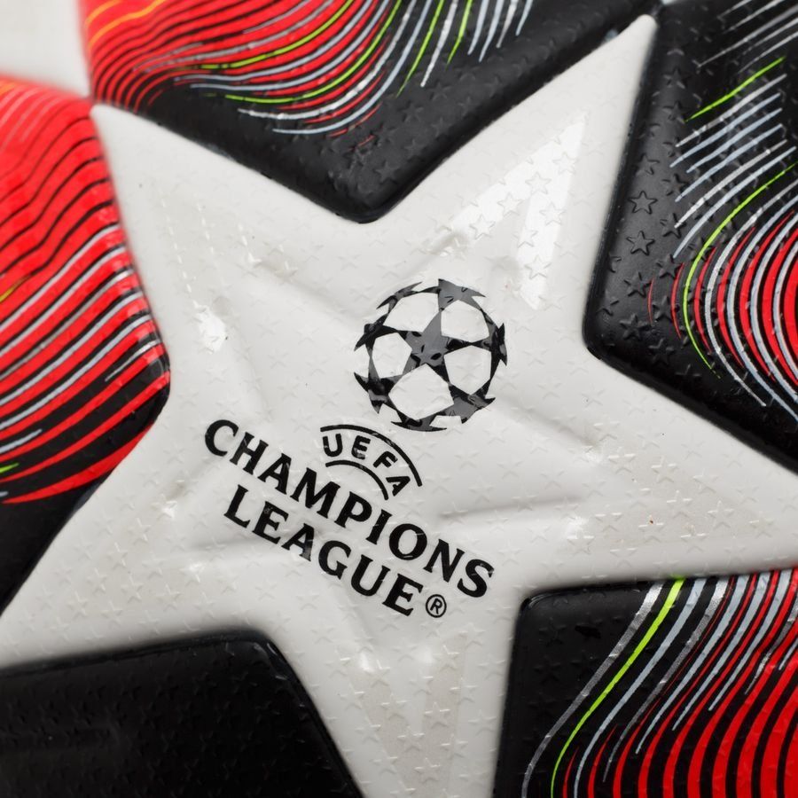 adidas Ballon Pro Champions League 3. 2024/25 Ballon de Match - Blanc/Lucid Red/Lucid Lemon/Argenté