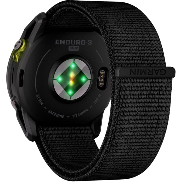 Montre cardio GPS GARMIN ENDURO 3 SAPPHIRE SOLAR TITANE CARBON GREY