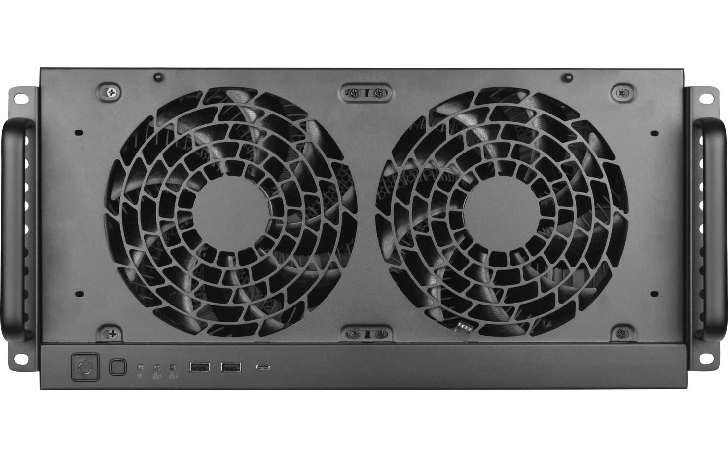 Gehäuse RM51<br>Rackmount-Servergehäuse mit zwei 180-mm-Lüftern und verbesserter Flüssigkühlkompatibilität